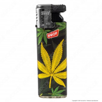 Accendini Turboflame Maxi Prof Fantasia Golden Leaves - Serie da 5