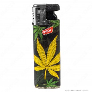 Accendini Turboflame Maxi Prof Fantasia Golden Leaves - Serie da 5