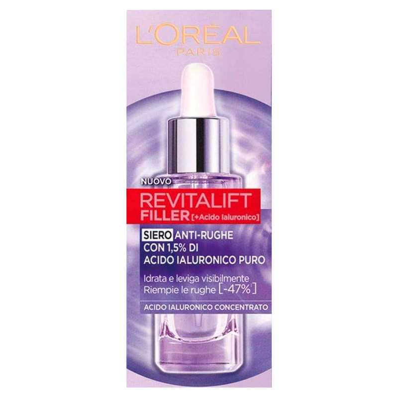 L'Oréal Paris Revitalift Filler Siero Viso Azione Rimpolpante e