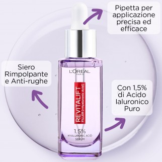 L'Oréal Paris Revitalift Filler Siero Viso Azione Rimpolpante e