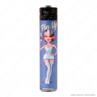 Accendini a Pietrina Atomic Maxi Fantasia Pin Up - Box da 48