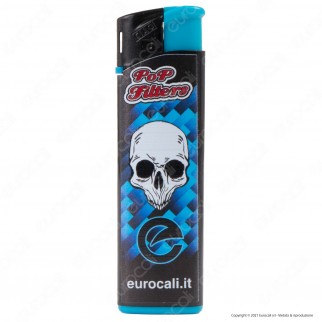 Pop Filters Accendini Elettronici Ricaricabili Fantasia Eurocali -