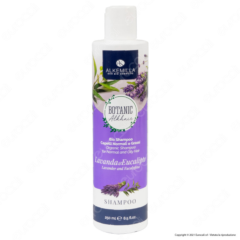 Alkemilla Shampoo Bio Lavanda ed Eucalipto - Flacone da 250ml