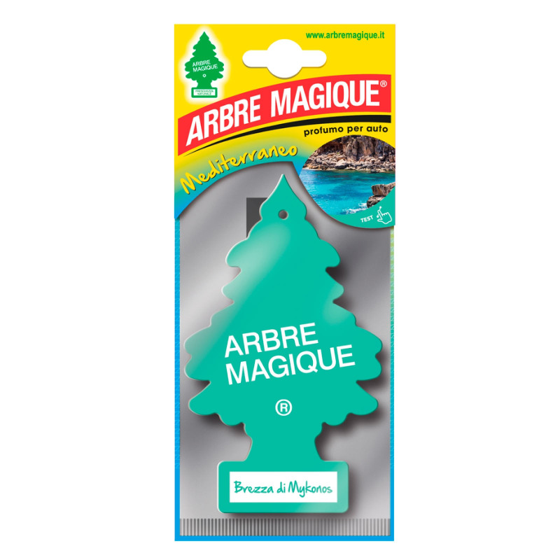 Arbre Magique Mediterraneo Profumatore Solido per Auto Fragranza