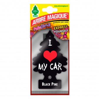 Arbre Magique Freestyle Profumatore Solido per Auto Fragranza Black