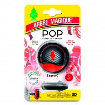 Arbre Magique Pop Profumatore Solido per Auto Fragranza Exotic Lunga
