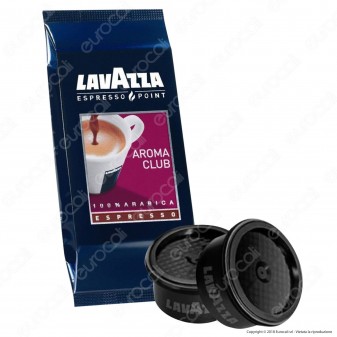 100 Capsule Espresso Point Lavazza Aroma Club Cialde Originali