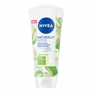 Nivea Naturally Good Crema Mani con Aloe Vera Bio e Ingredienti