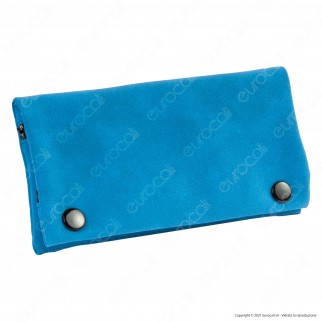 Champ Astuccio in Pelle Scamosciata Portatabacco e Porta Cartine