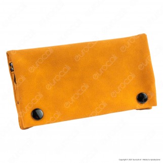 Champ Astuccio in Pelle Scamosciata Portatabacco e Porta Cartine