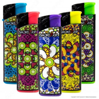 SmokeTrip Accendini Elettronici Ricaricabili Fantasia Fruit Mandala -