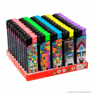 SmokeTrip Accendini Elettronici Ricaricabili Fantasia Psycho House -