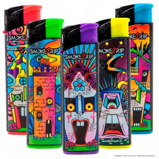 SmokeTrip Accendini Elettronici Ricaricabili Fantasia Psycho House -