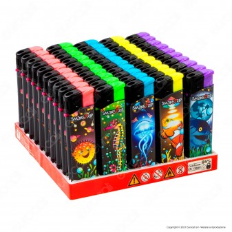 SmokeTrip Accendini Elettronici Ricaricabili Fantasia Fish Invasion -