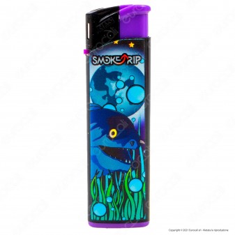 SmokeTrip Accendini Elettronici Ricaricabili Fantasia Fish Invasion -