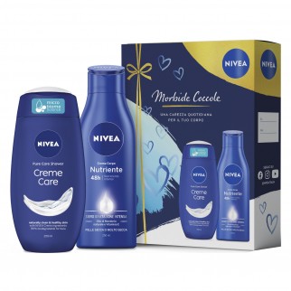 Nivea Kit Morbide Coccole Doccia Crema Creme Care e Crema Corpo