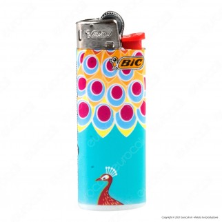 Bic Mini J25 Piccolo Fantasia Peacock - 5 Accendini