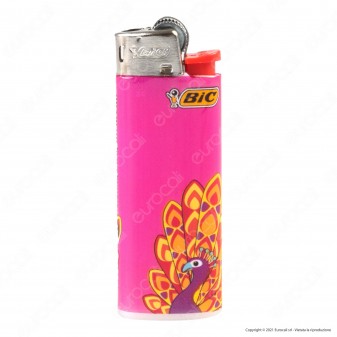 Bic Mini J25 Piccolo Fantasia Peacock - 5 Accendini