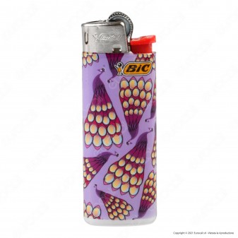 Bic Mini J25 Piccolo Fantasia Peacock - 5 Accendini