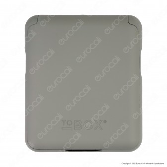 Tobox Portatabacco in Plastica per Filtri Cartine e Accendino