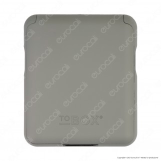 Tobox Portatabacco in Plastica per Filtri Cartine e Accendino