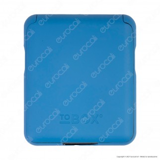 Tobox Portatabacco in Plastica per Filtri Cartine e Accendino