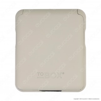 Tobox Portatabacco in Plastica per Filtri Cartine e Accendino