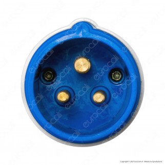 Ecova Multipresa Adattatore Industriale Spina e 3 Prese 16A 6h 2P+T