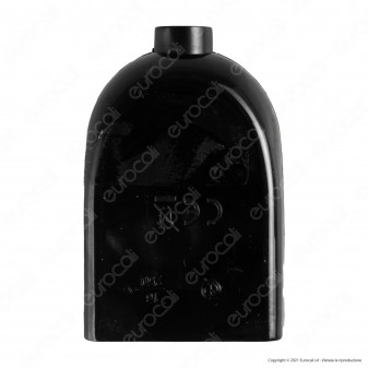 Ecova Presa Singola 10/16A 2P+T con Uscita Cavo Dritta Colore Nero -