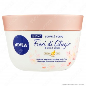 Nivea Soufflé Corpo Crema Idratante al Ciliegio - Confezione da 200ml