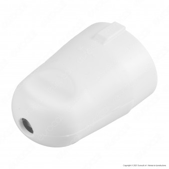 Ecova Presa Singola Schuko + 10/16A 2P+T Con Uscita Cavo Dritta