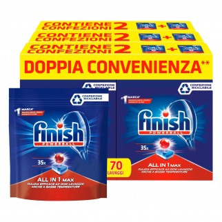Finish Powerball Tutto in 1 Max Regular per Lavastoviglie - 210