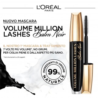 L'Oréal Paris Volume Million Lashes Balm Noir Mascara Volumizzante