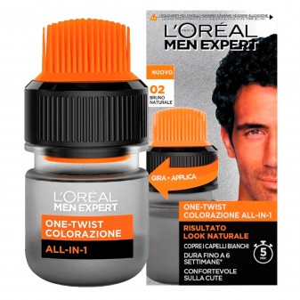 L'Oréal Men Expert One Twist Colorazione All-in-One Tinta per Uomo