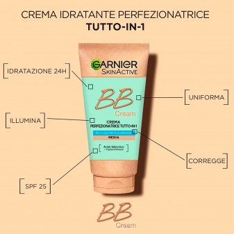 Garnier Skinactive BB Cream Crema Viso Perfezionatrice Tutto in 1