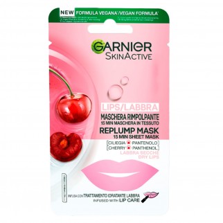 Garnier Skinactive Maschera Labbra Secche Rimpolpante in Tessuto