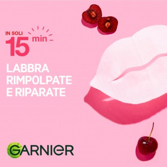 Garnier Skinactive Maschera Labbra Secche Rimpolpante in Tessuto
