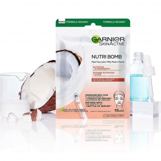 Garnier Skinactive Maschera in Tessuto Nutri Bomb Latte di Cocco -