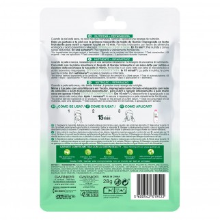 Garnier Skinactive Maschera in Tessuto Nutri Bomb Latte di Mandorla -