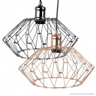 Fai Pendel Revolution Lampadario a Sospensione in Metallo con