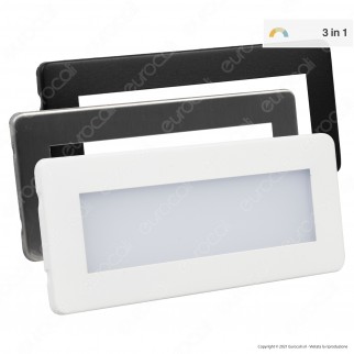 FAI Segnapasso LED da Incasso Scatola 506 5W Impermeabilità IP65