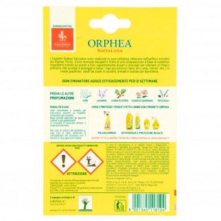 Orphea Salvalana Foglietti Cassetti e Armadi Protegge Lana e Fibre