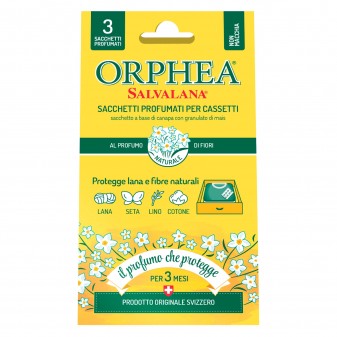 Orphea Salvalana Sacchetti Per Cassetti Protegge Lana Profumo di