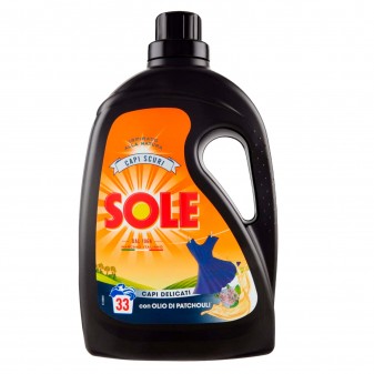 Sole Detersivo Liquido Capi Scuri e Delicati per Bucato in Lavatrice