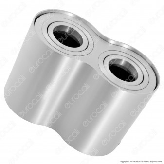 Kanlux BORD DLP-250-AL Portafaretto Orientabile Rotondo da Soffitto