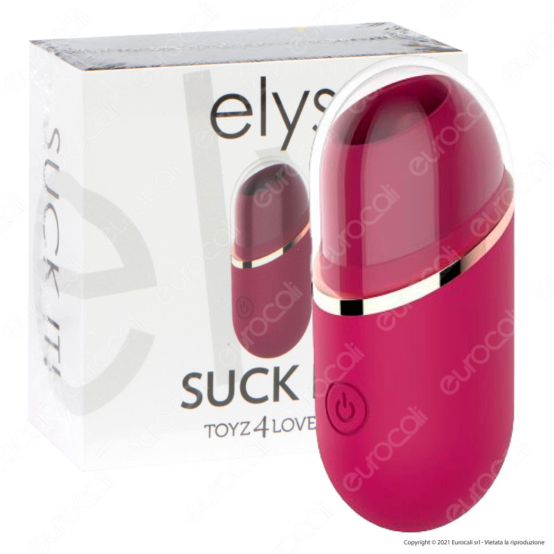 Toyz4Lovers Elys Suck It Vibratore in Silicone Massaggiatore