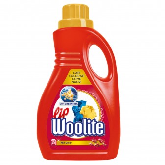 Woolite Lip Detersivo Liquido Mix Color con Cheratina - Flacone da