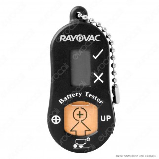 Rayovac Tester + Portabatterie Per Pile Apparecchi Acustici