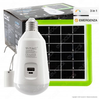 V-Tac Smart VT-2417 Lampadina LED 7W Bulb A65 Changing Color