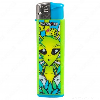 SmokeTrip Color Accendini Elettronici Fantasia Alien - 5 Accendini